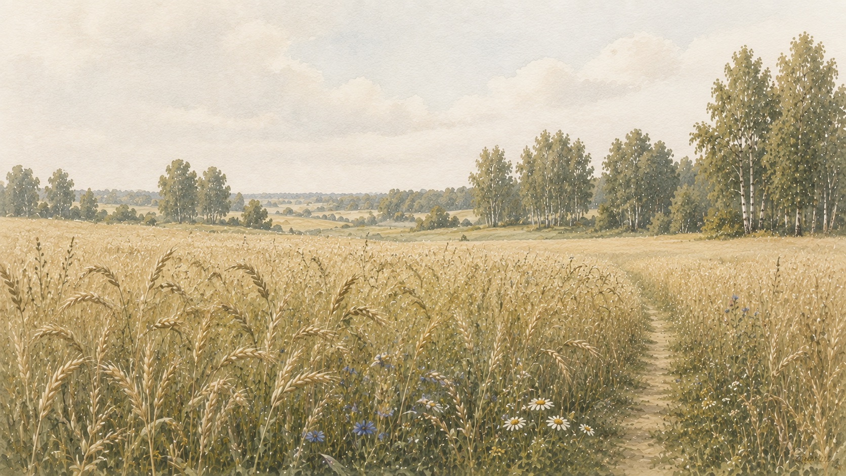 Rye field