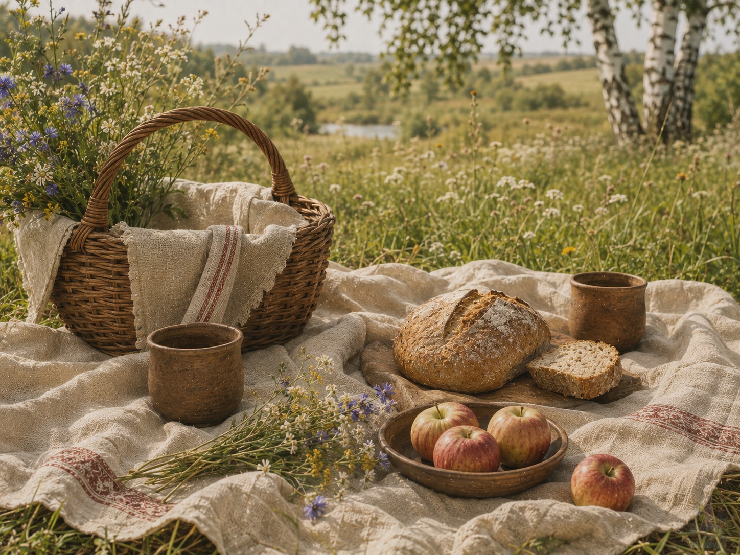 Linen picnic