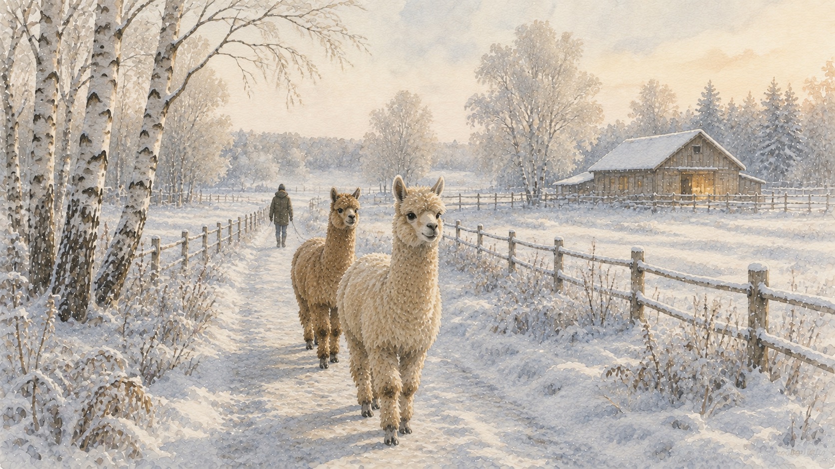 Alpaca Meadow, concept study 2.