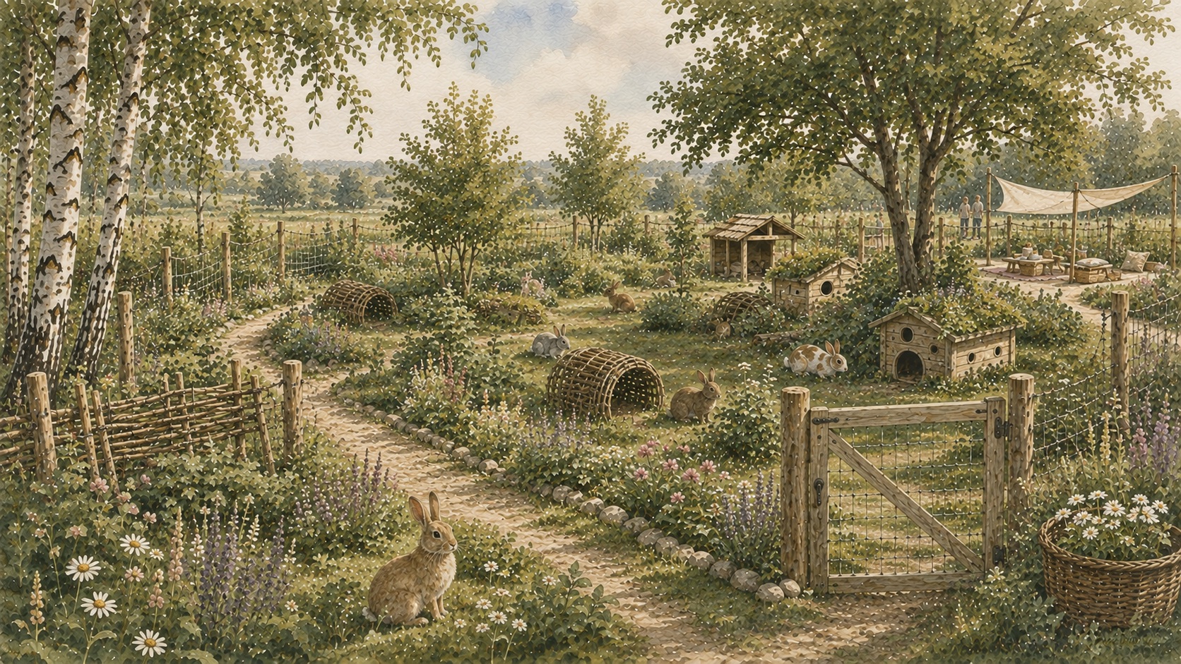 Rabbit Garden, concept study 3.