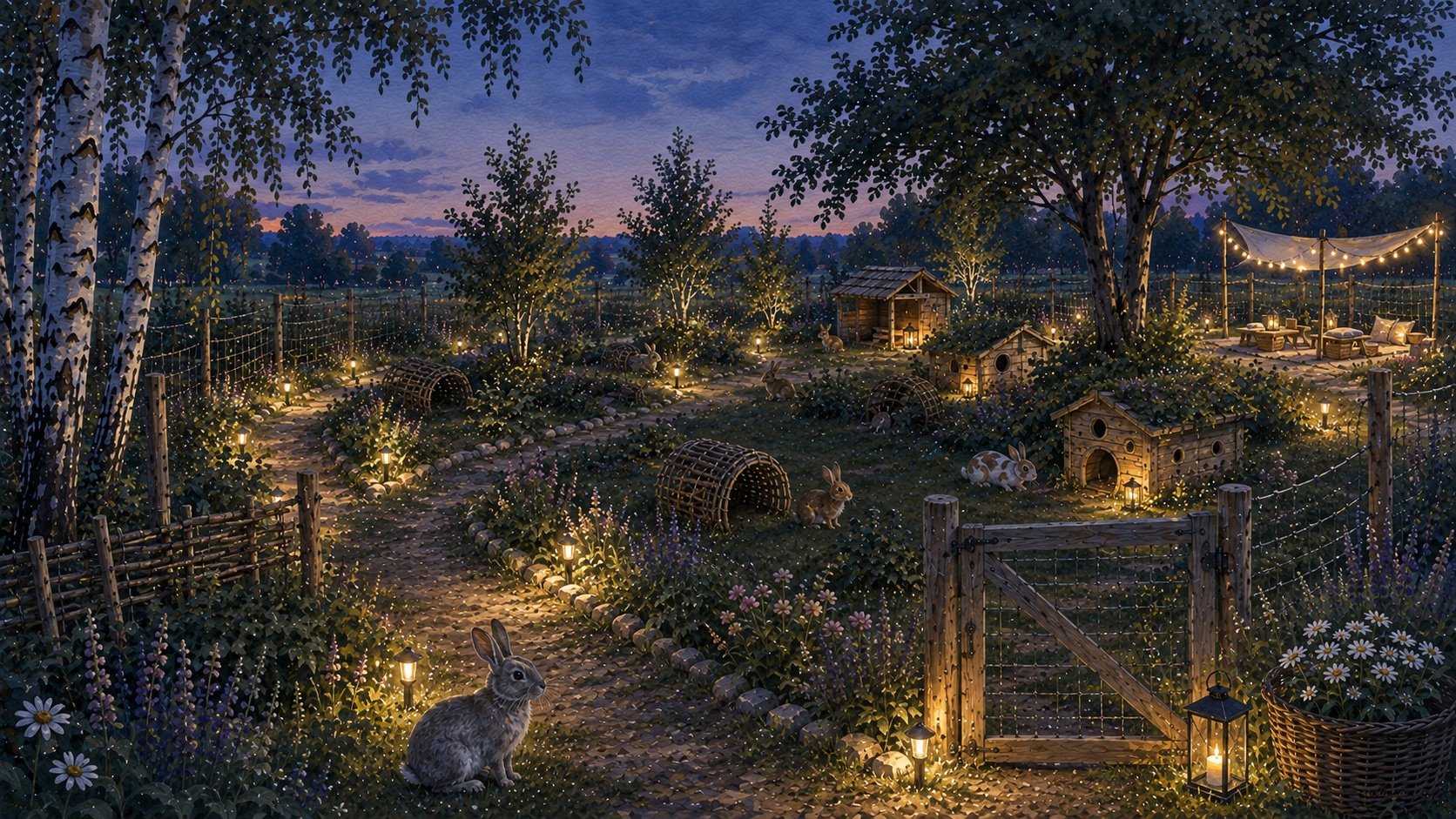 Rabbit Garden, concept study 4.