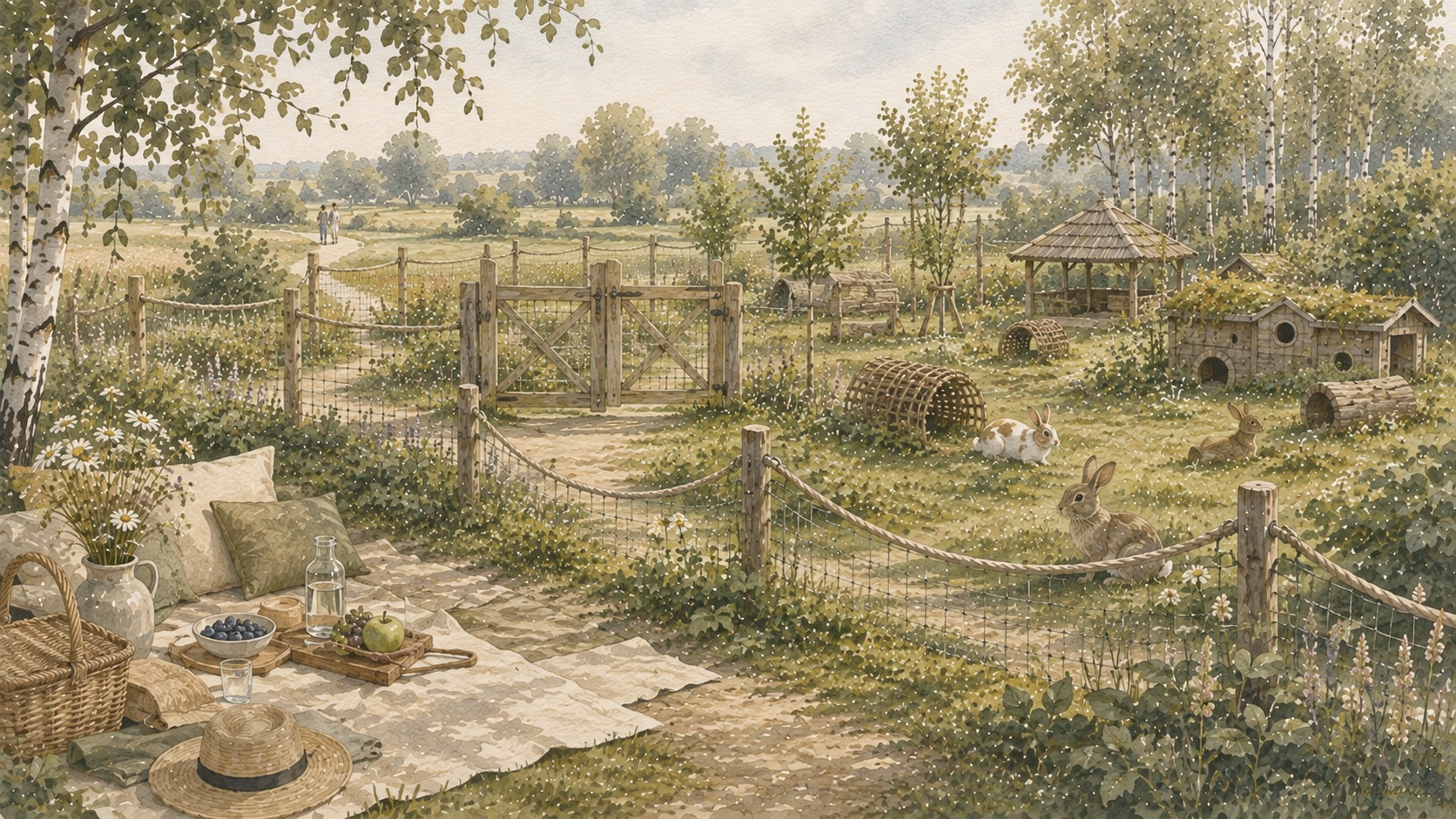 Rabbit Garden, concept study 5.