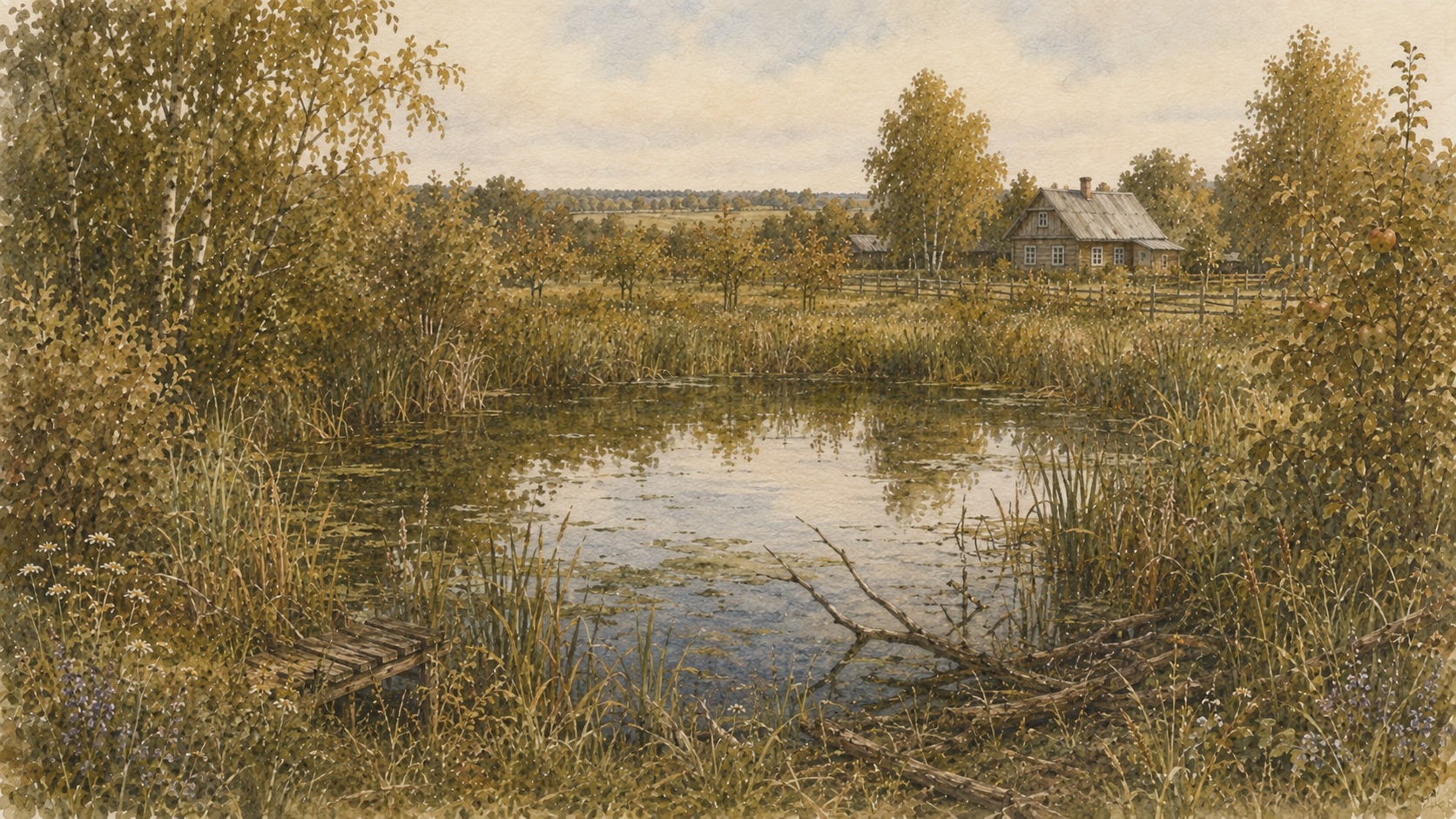 Restore Pond, concept study 1.