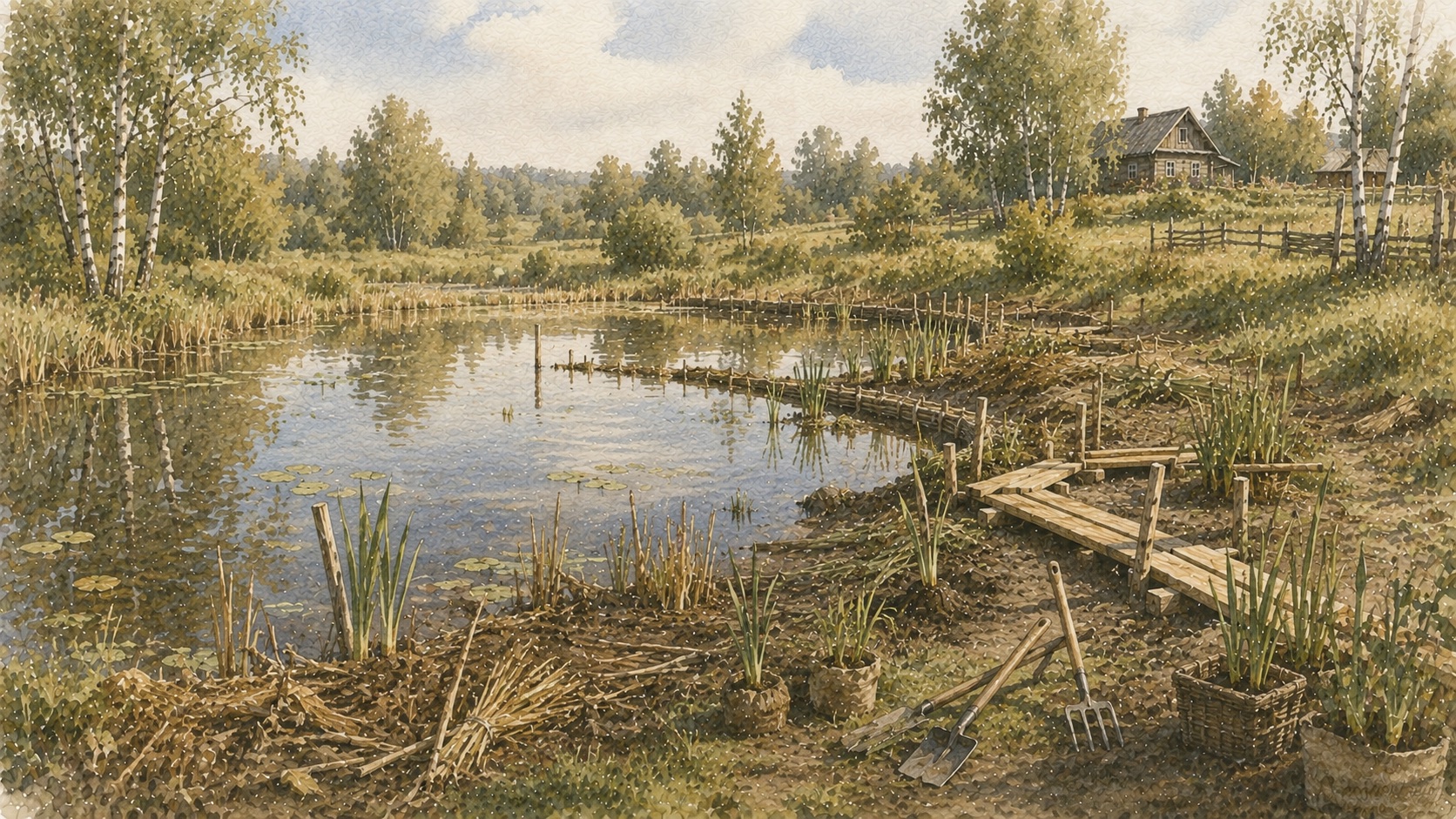 Restore Pond, concept study 2.