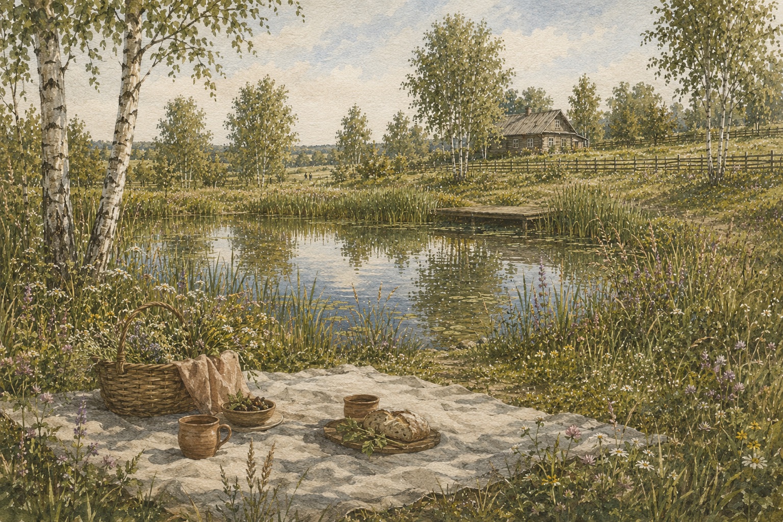 Restore Pond, concept study 4.