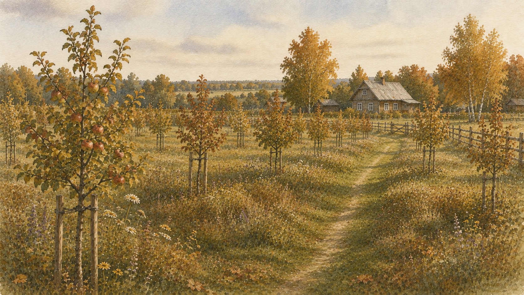 Slow Orchard, concept study 1.