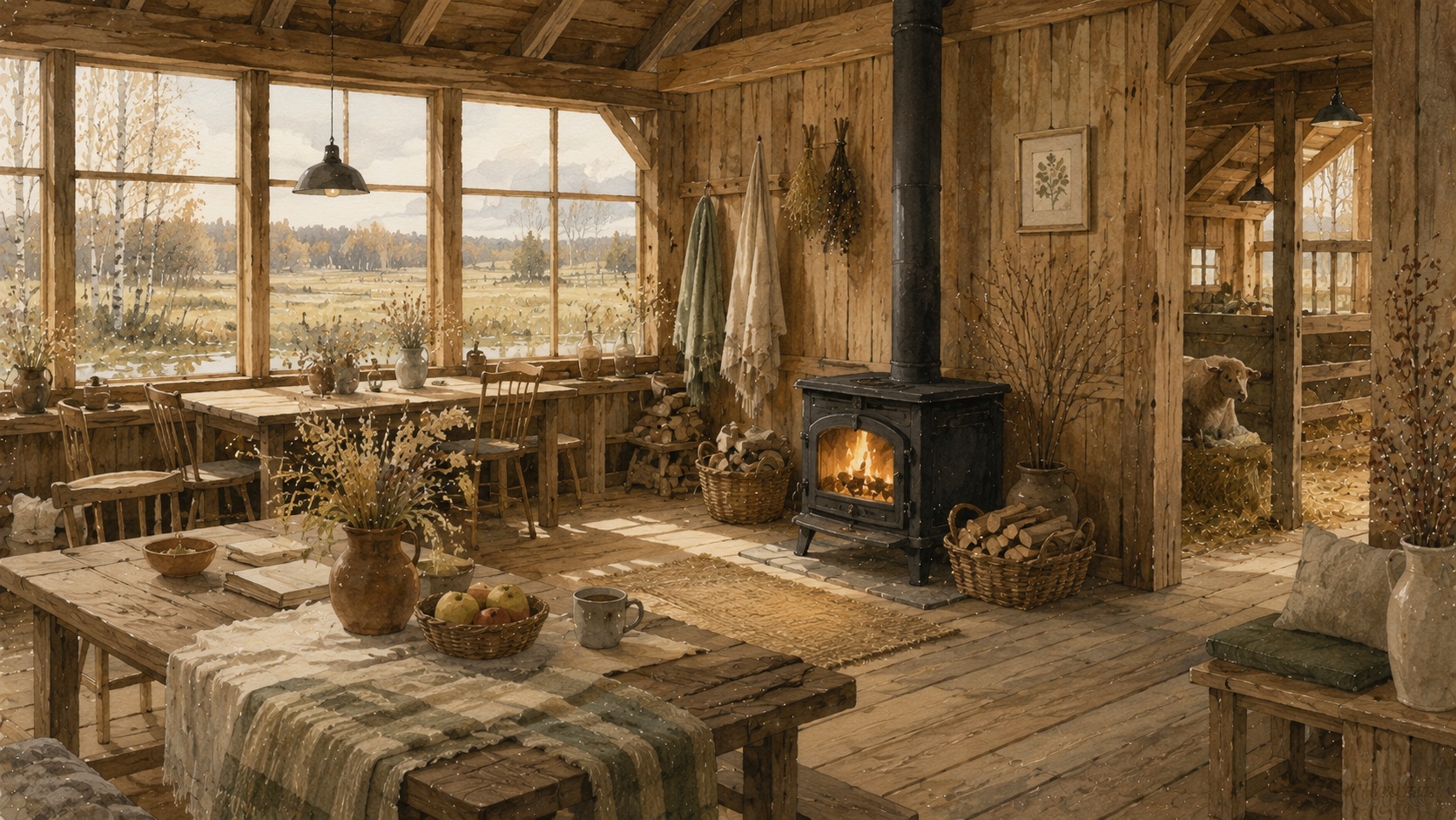 Building the Winter Barn
